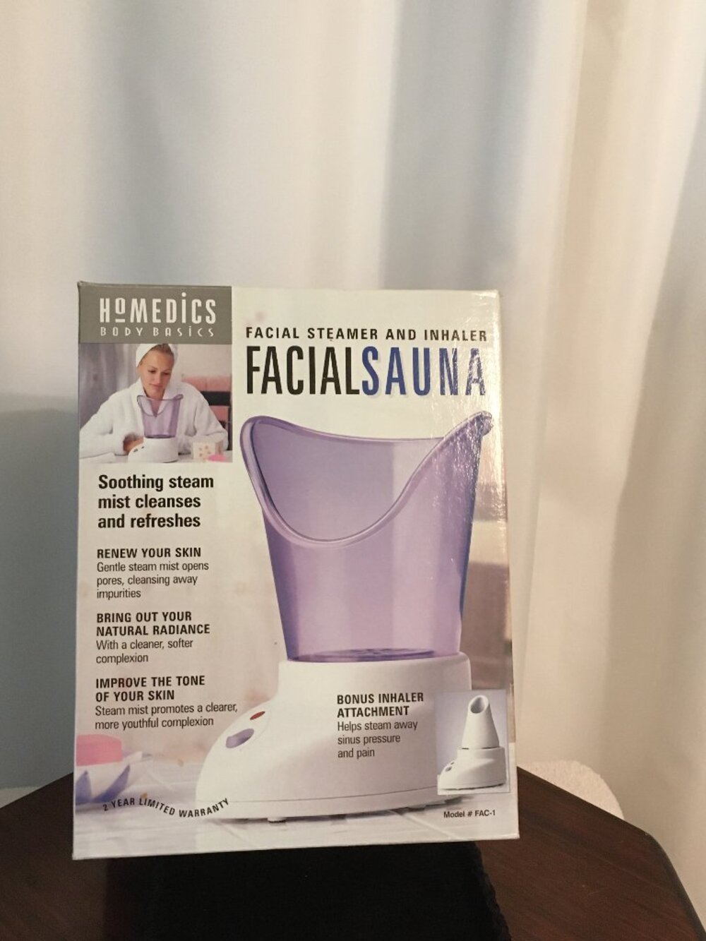 Homedics Facial Steamer and Inhaler - Picture 2 of 8